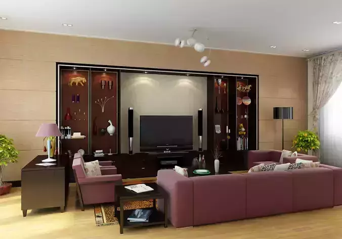Modern living room effect document