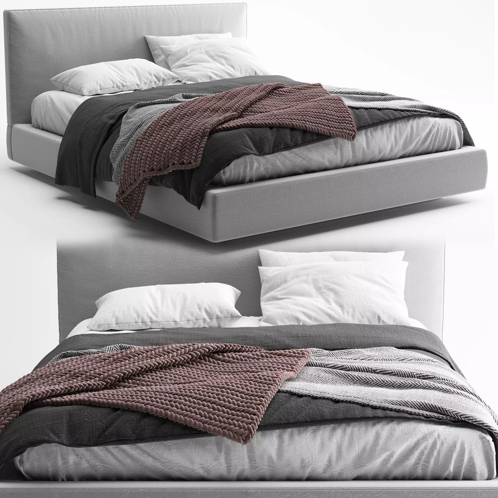 Bed Richard BeB Italia 3D model