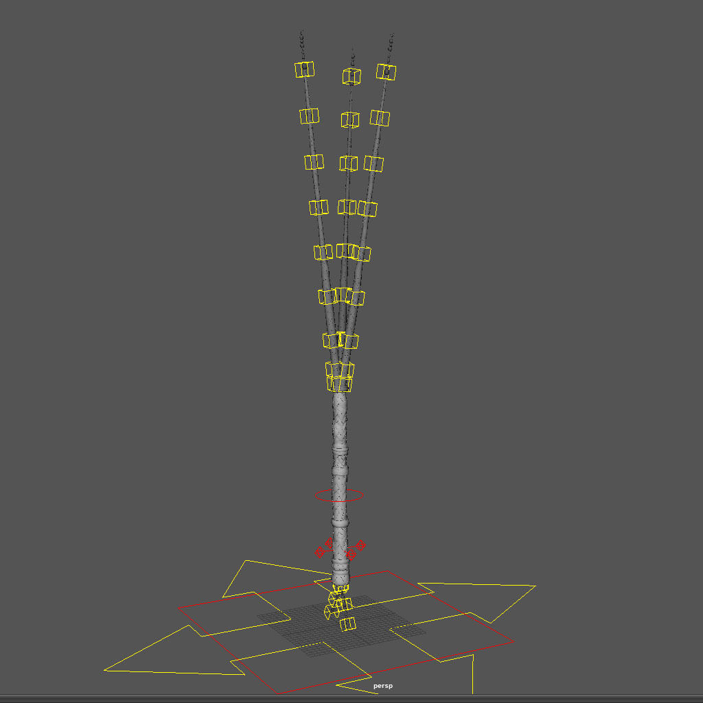 The Whip pair of wooden sticks 3D model_4