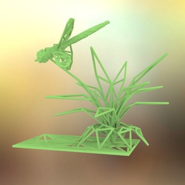 Dragonfly 3D print model_37
