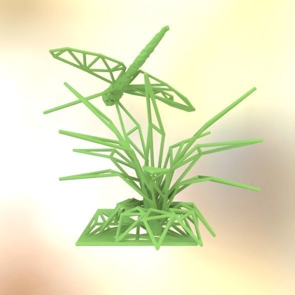 Dragonfly 3D print model_36
