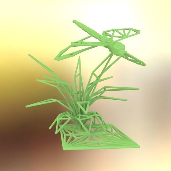 Dragonfly 3D print model_45