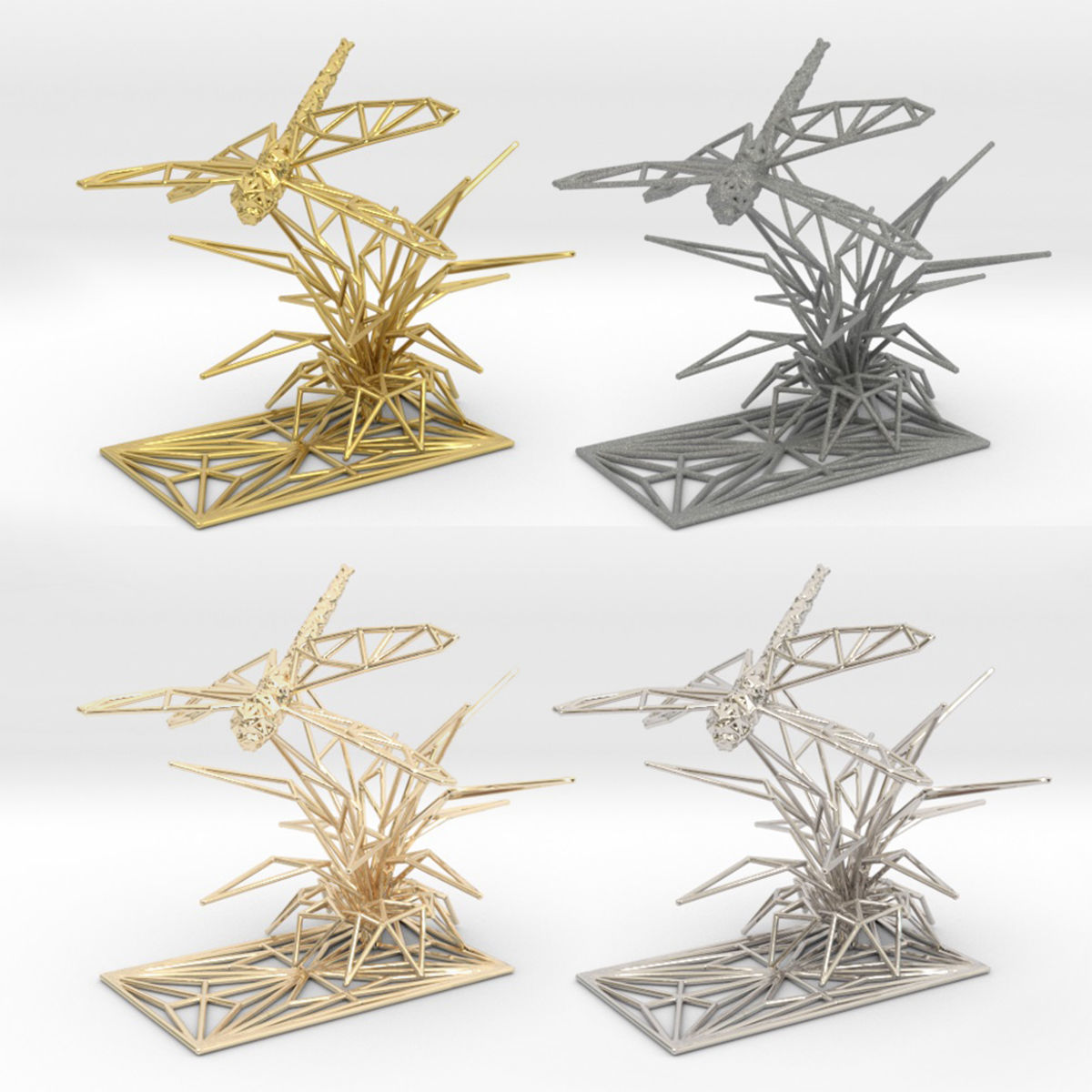 Dragonfly 3D print model_3