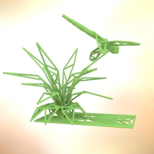 Dragonfly 3D print model_27