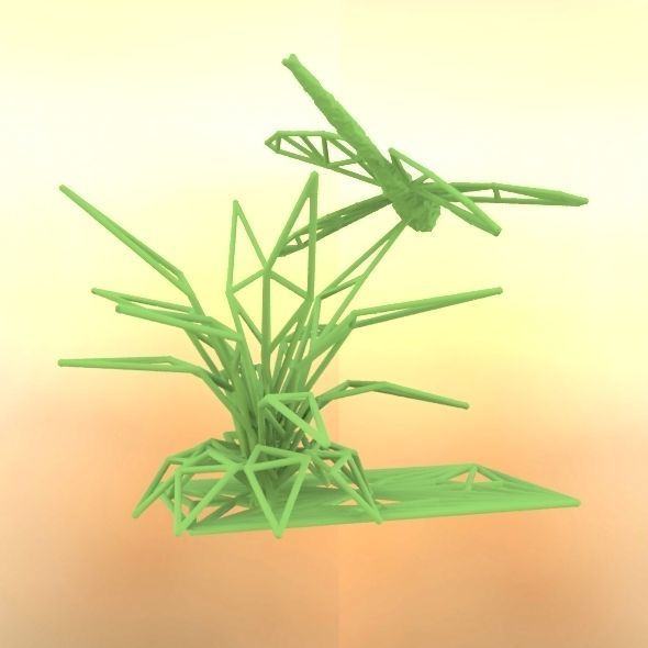Dragonfly 3D print model_31