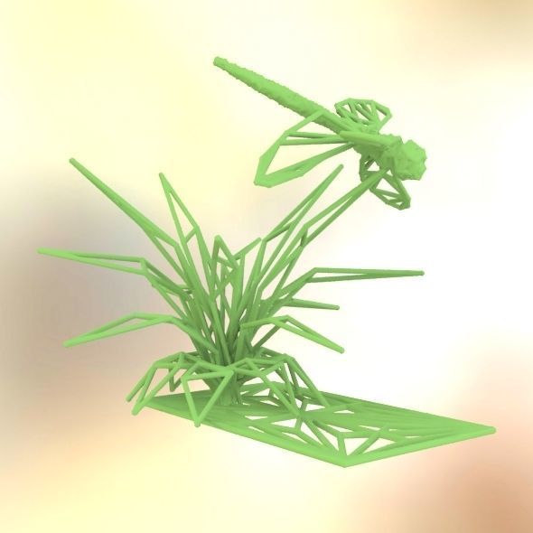 Dragonfly 3D print model_26