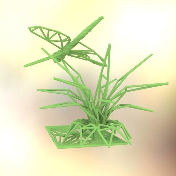 Dragonfly 3D print model_30