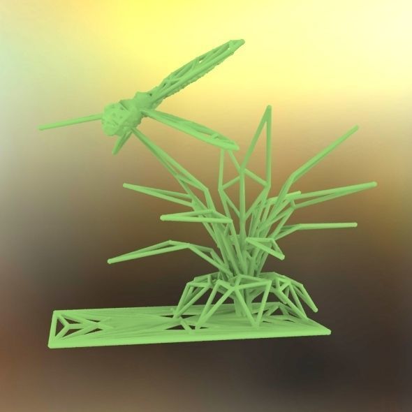 Dragonfly 3D print model_39