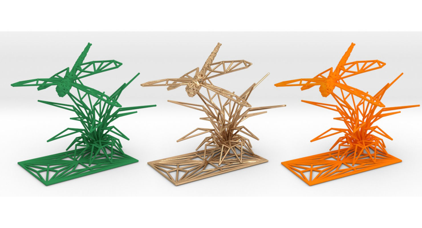 Dragonfly 3D print model_18