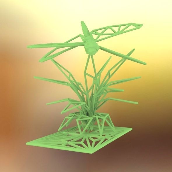 Dragonfly 3D print model_43