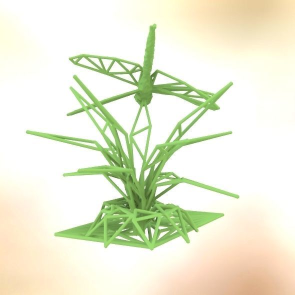 Dragonfly 3D print model_41
