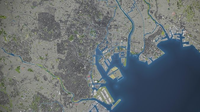 Greater Tokyo 3D Model Pack 3