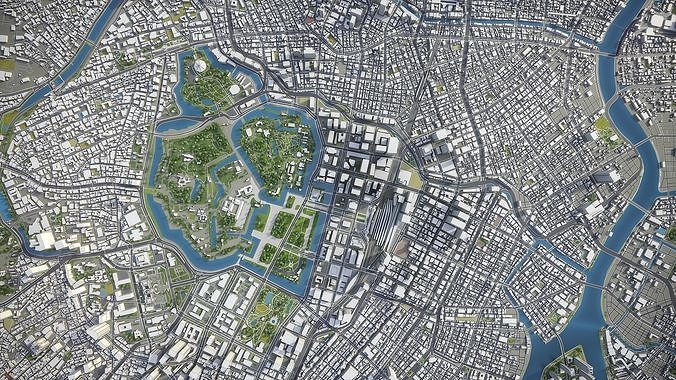 Greater Tokyo 3D Model Pack 4