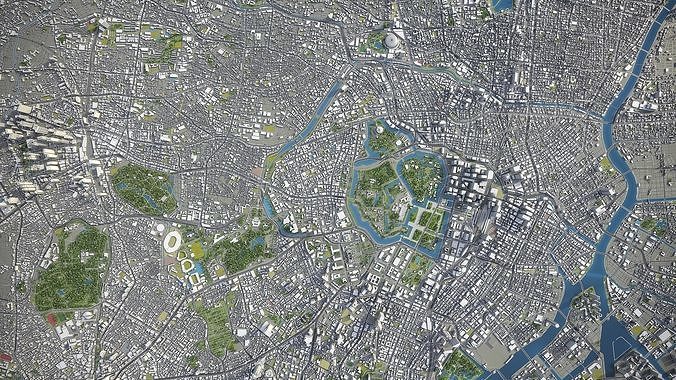 Greater Tokyo 3D Model Pack 7