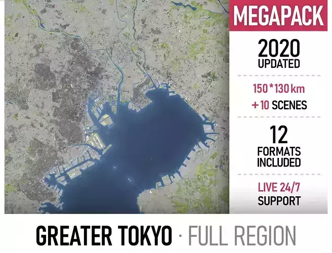 Greater Tokyo 3D Model Collection