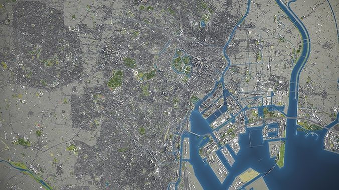 Greater Tokyo 3D Model Pack 5
