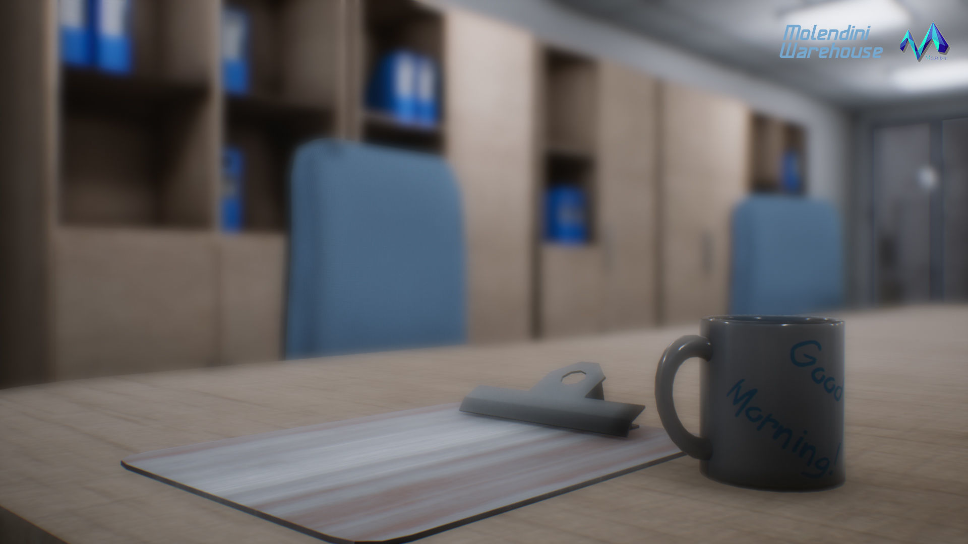 Modular Warehouse II Environment Low-poly 3D model_11