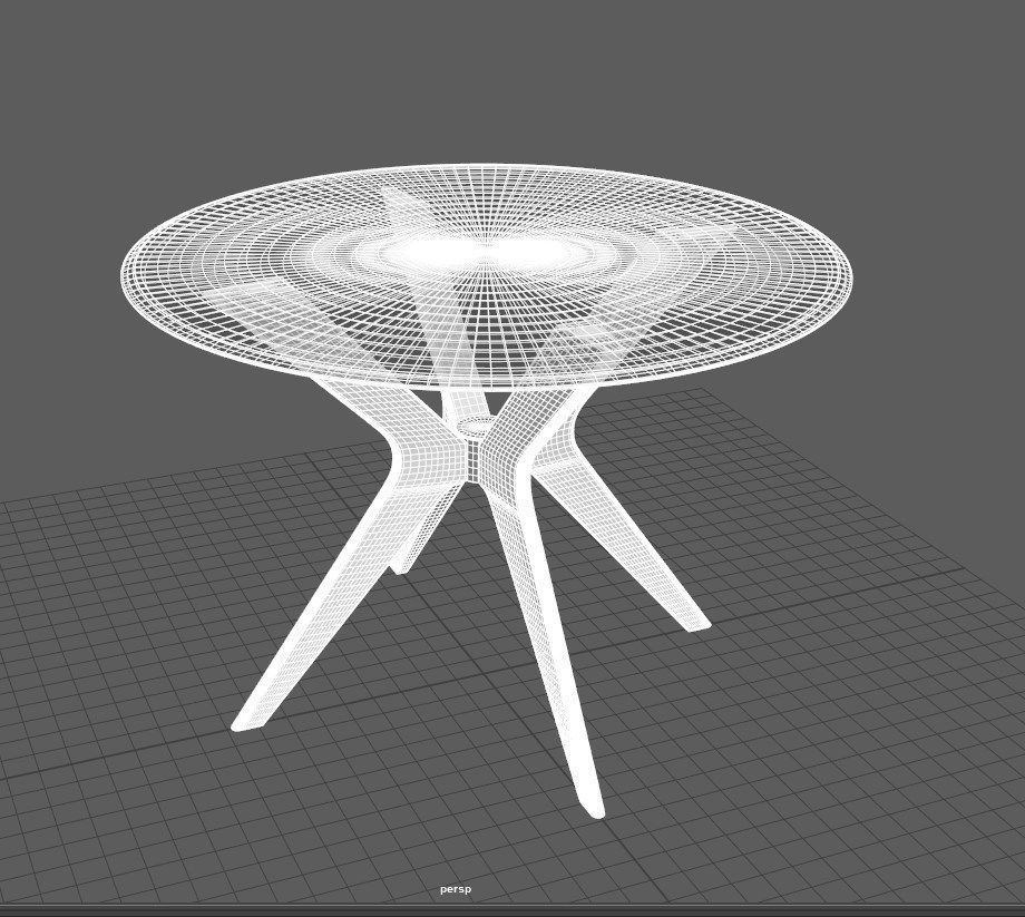 Round Table Tokyo 3D model_4