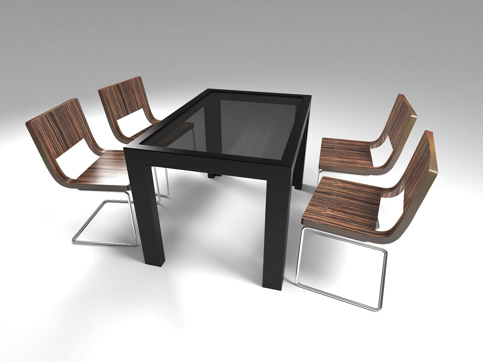 Furniture Set 02 3D model_1