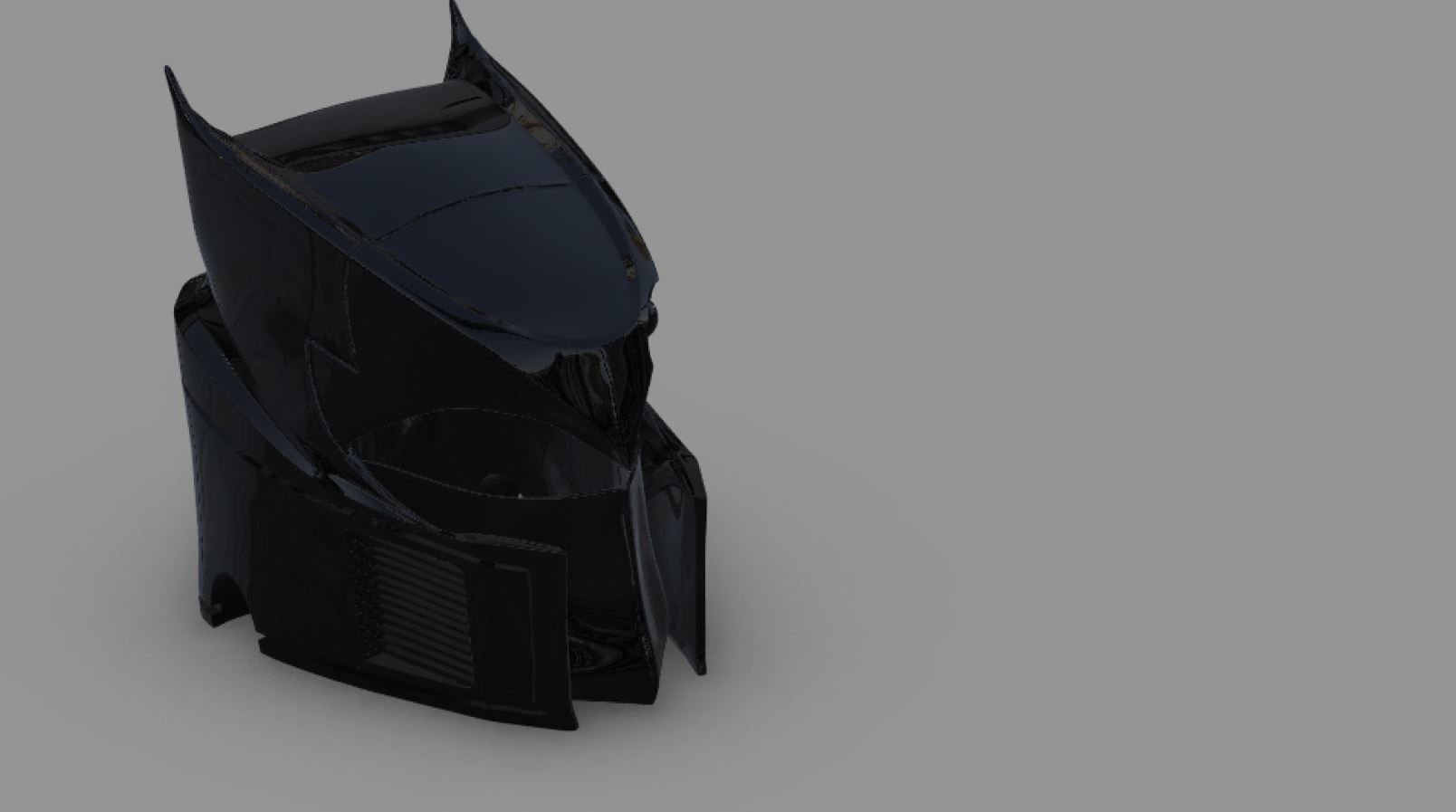 Batman Knightfall Helmet 3D Print Model  3D print model_5