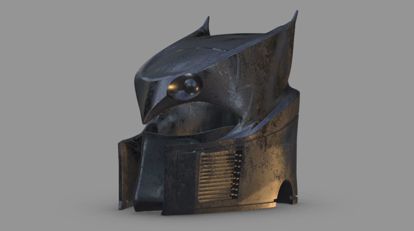 Batman Knightfall Helmet 3D Print Model  3D print model_9