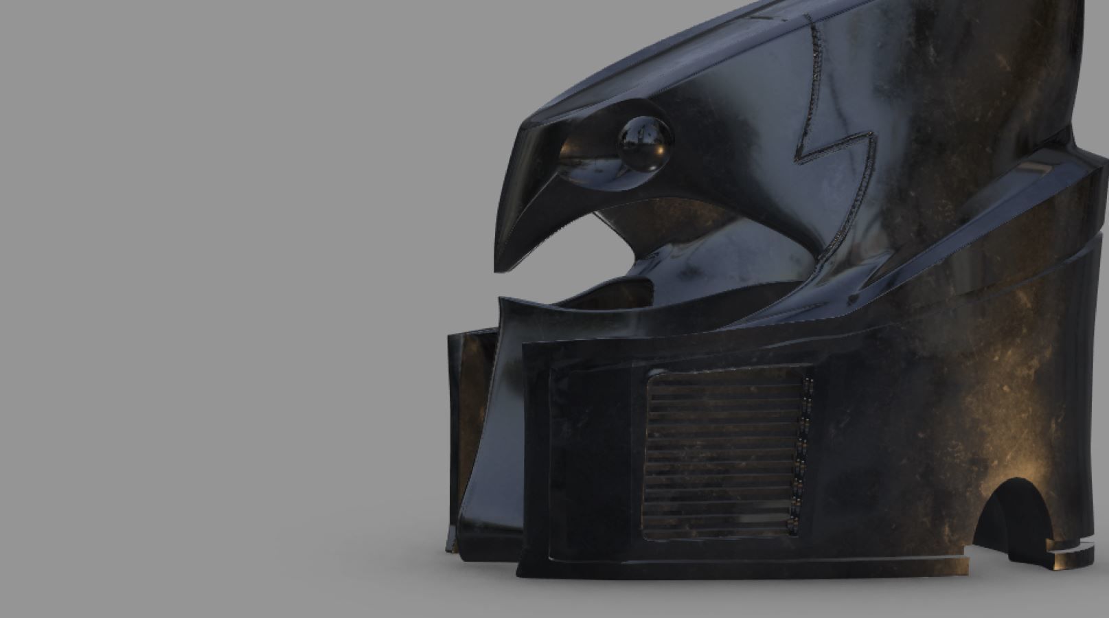 Batman Knightfall Helmet 3D Print Model  3D print model_11