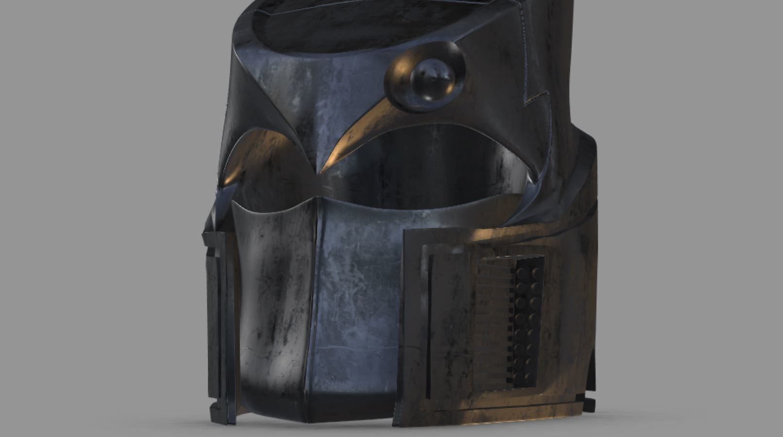 Batman Knightfall Helmet 3D Print Model  3D print model_2