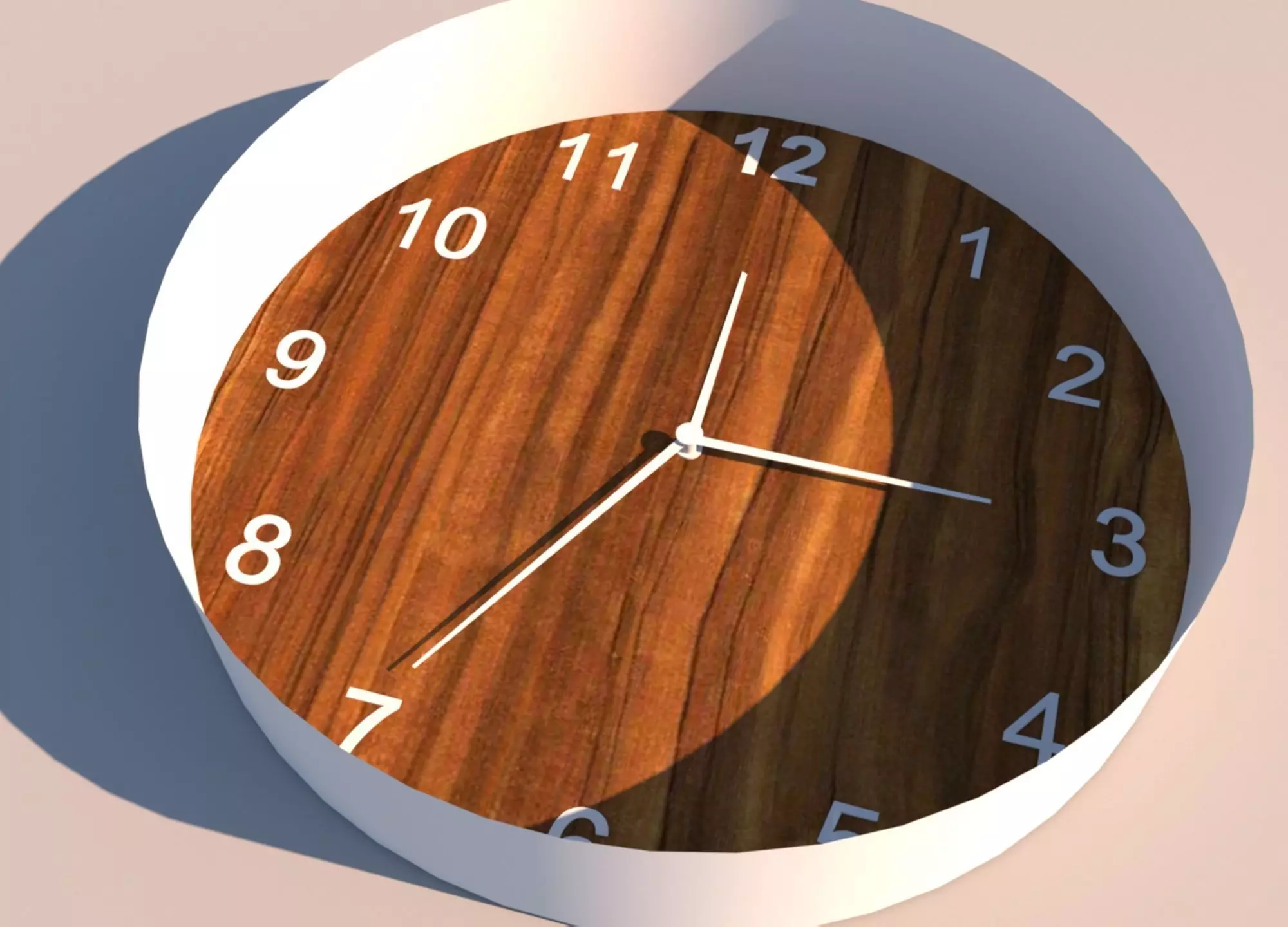 modern clock 3D model