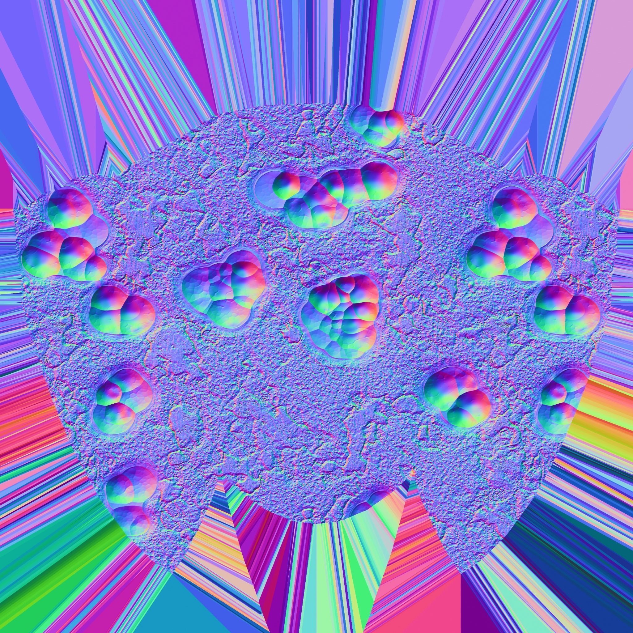 Creepy Baby Low-poly 3D model_8