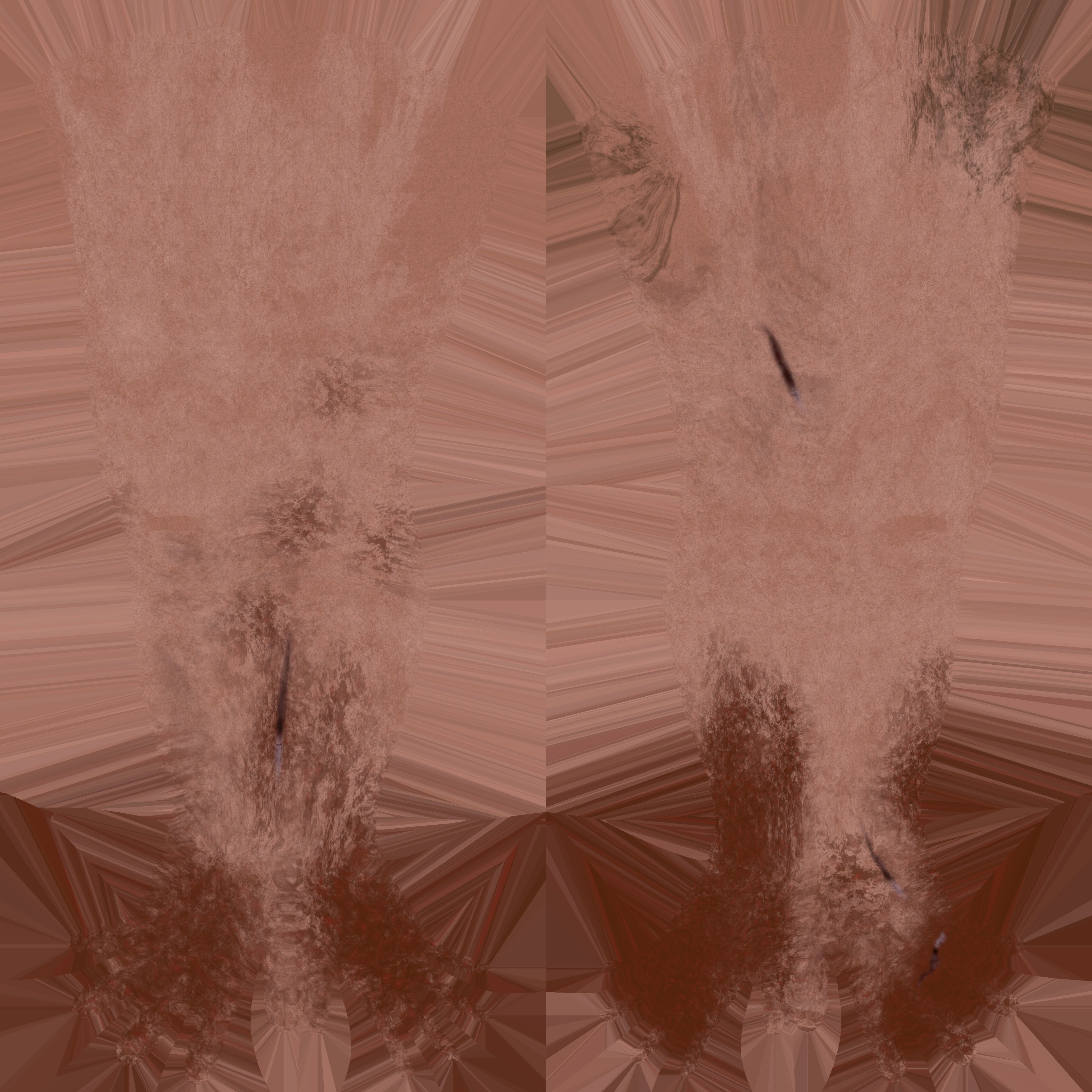 Creepy Baby Low-poly 3D model_10