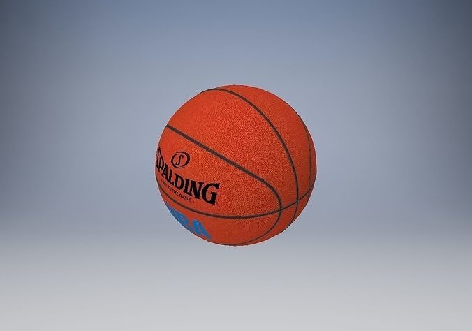 Basketball ball Low-poly 3D model