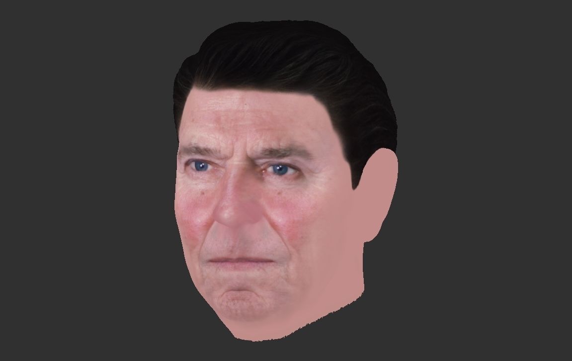 Ronald Reagan 3D model_23
