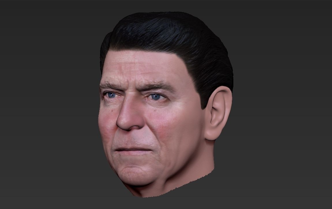 Ronald Reagan 3D model_20