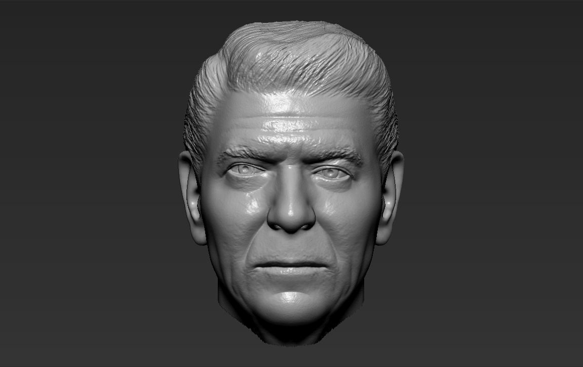 Ronald Reagan 3D model_27