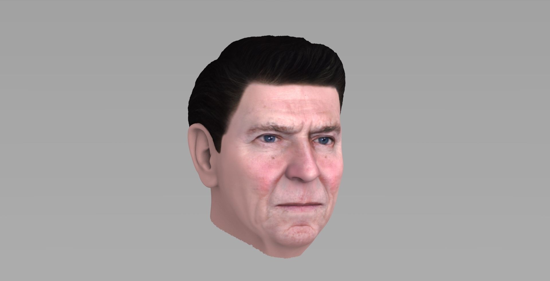 Ronald Reagan 3D model_11
