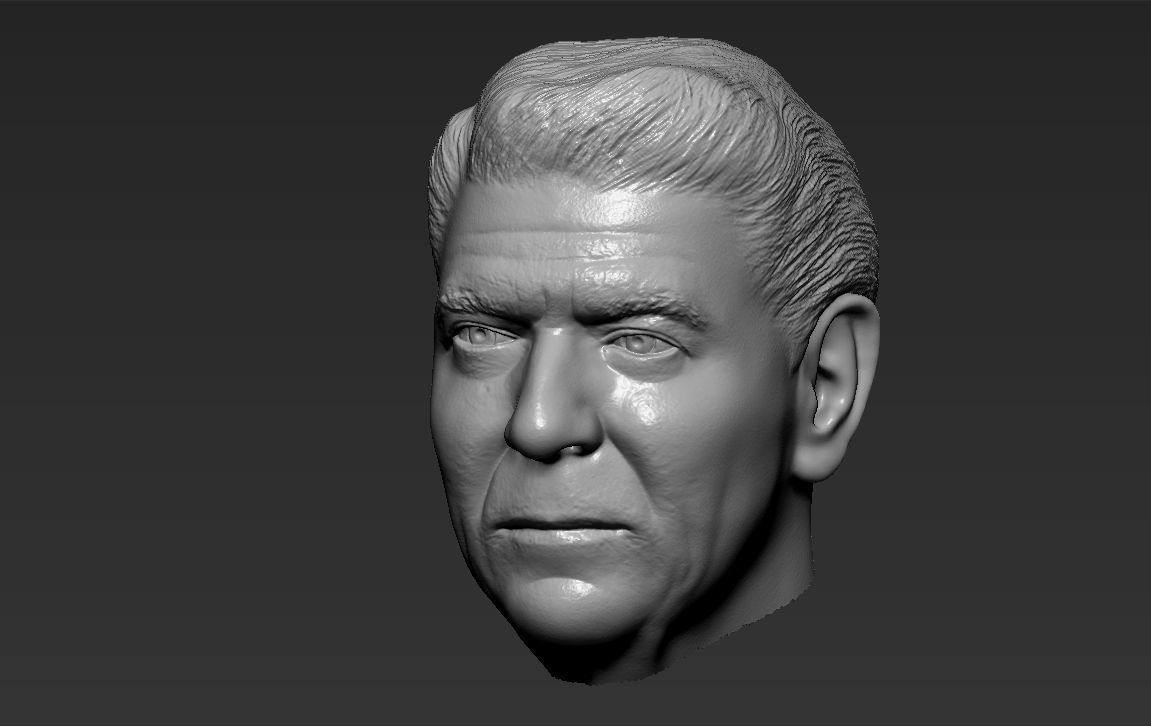 Ronald Reagan 3D model_28