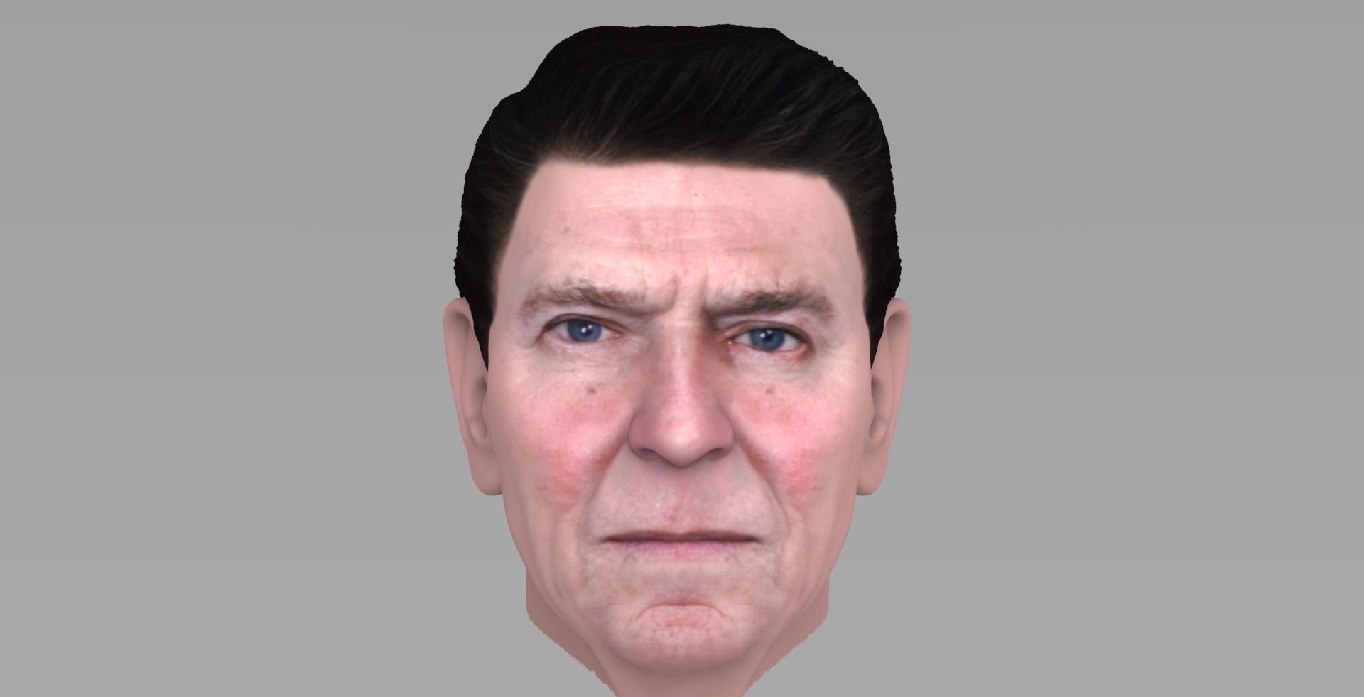 Ronald Reagan 3D model_5