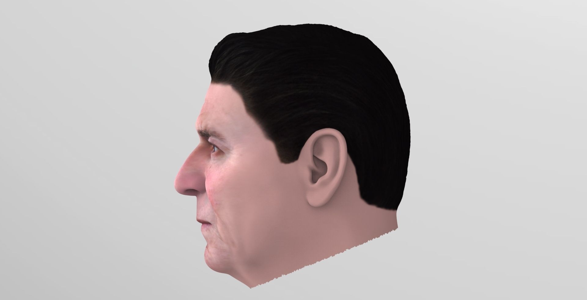 Ronald Reagan 3D model_8