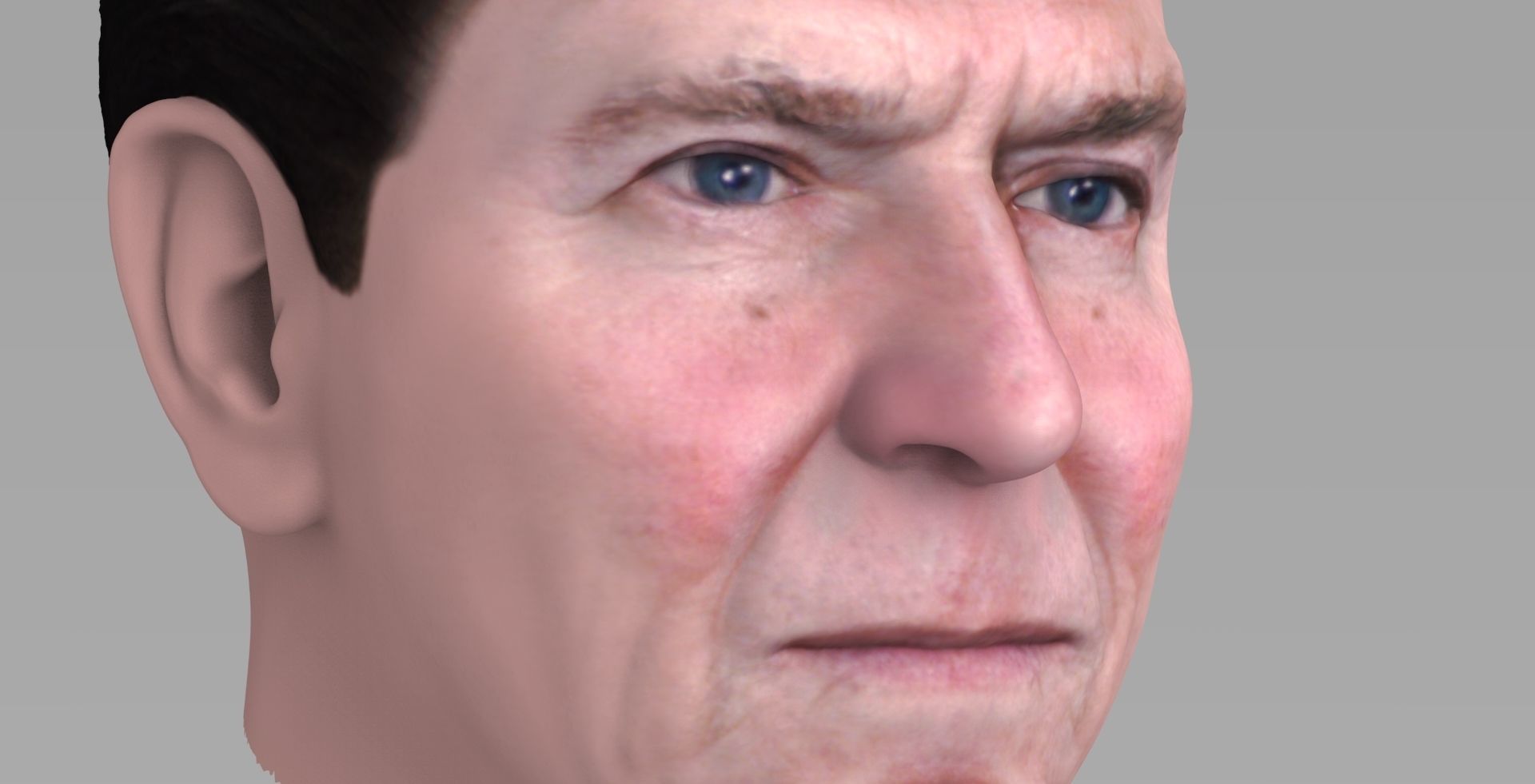 Ronald Reagan 3D model_17