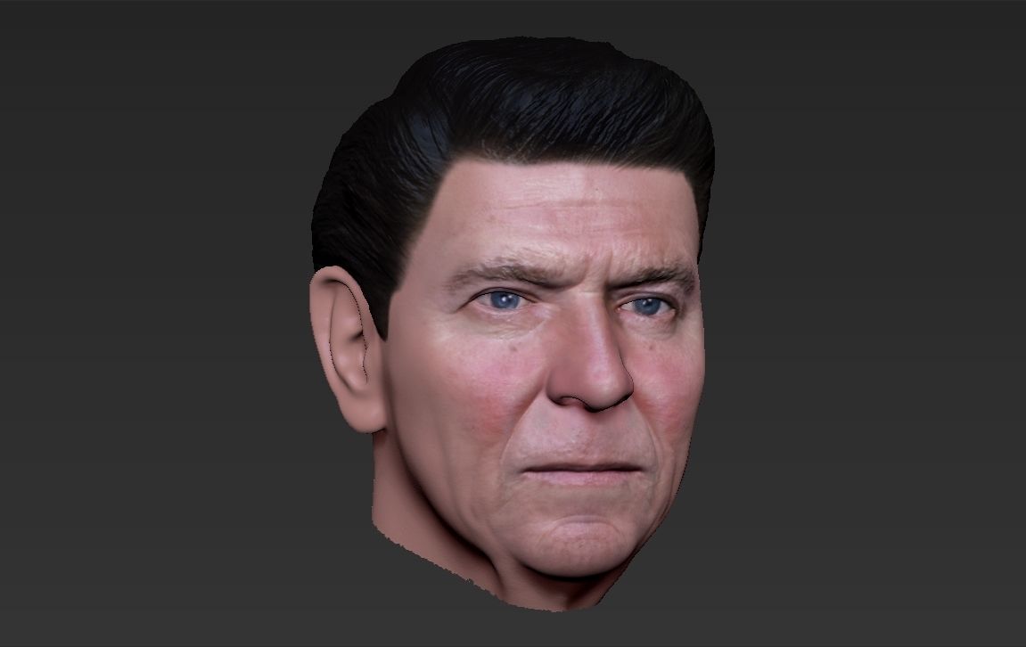 Ronald Reagan 3D model_19