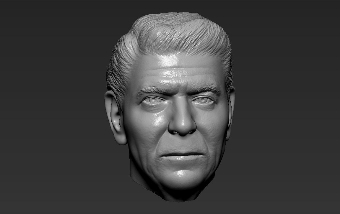 Ronald Reagan 3D model_37