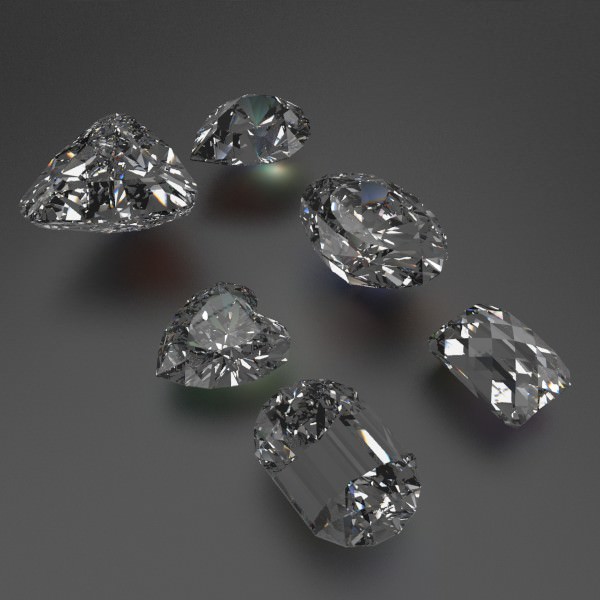 Huge Gem collection 3D model_2