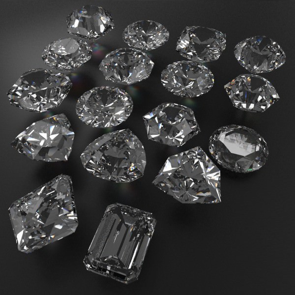 Huge Gem collection 3D model_23
