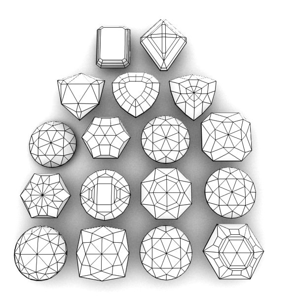 Huge Gem collection 3D model_24