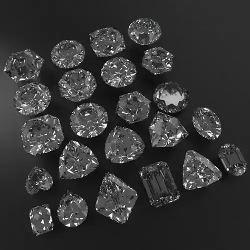 Huge Gem collection 3D model