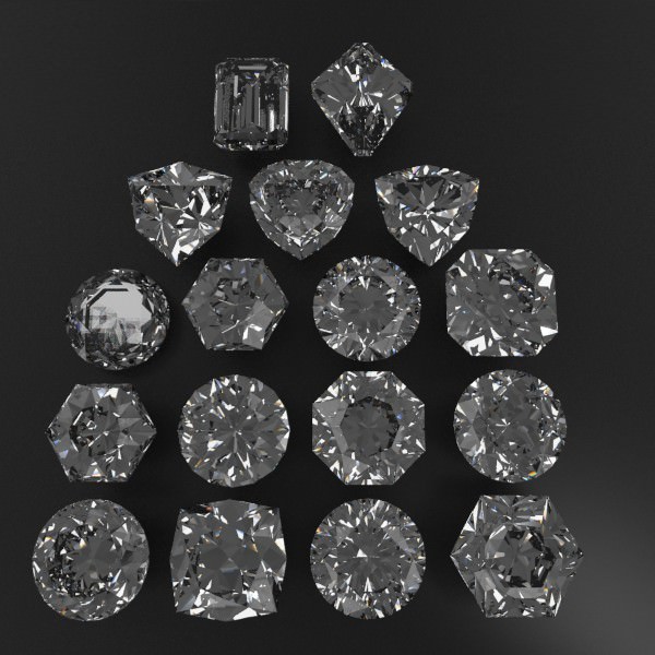 Huge Gem collection 3D model_21