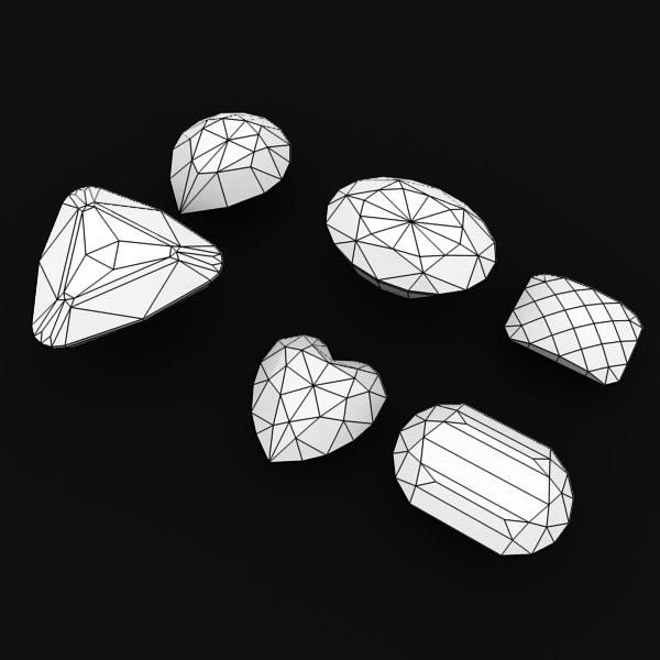 Huge Gem collection 3D model_3