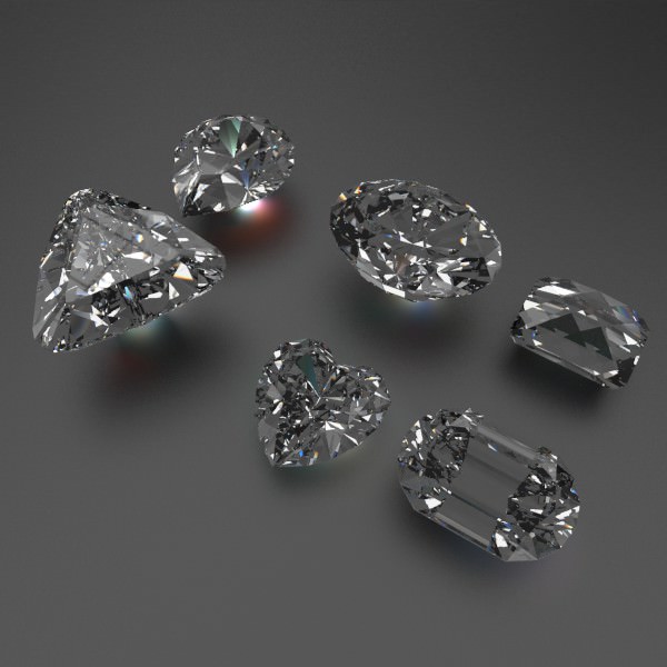 Huge Gem collection 3D model_1