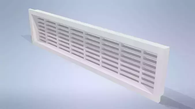 Air vent for furniture 170x40mm PVC