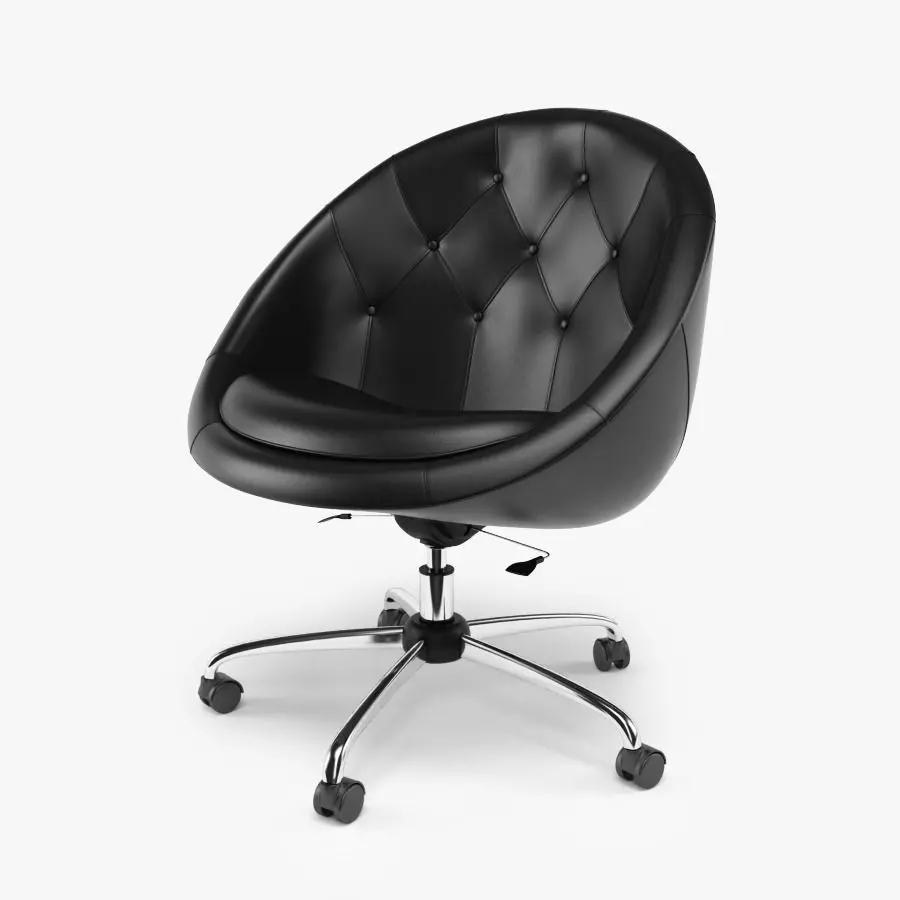 Swiver Chair Black 3D model